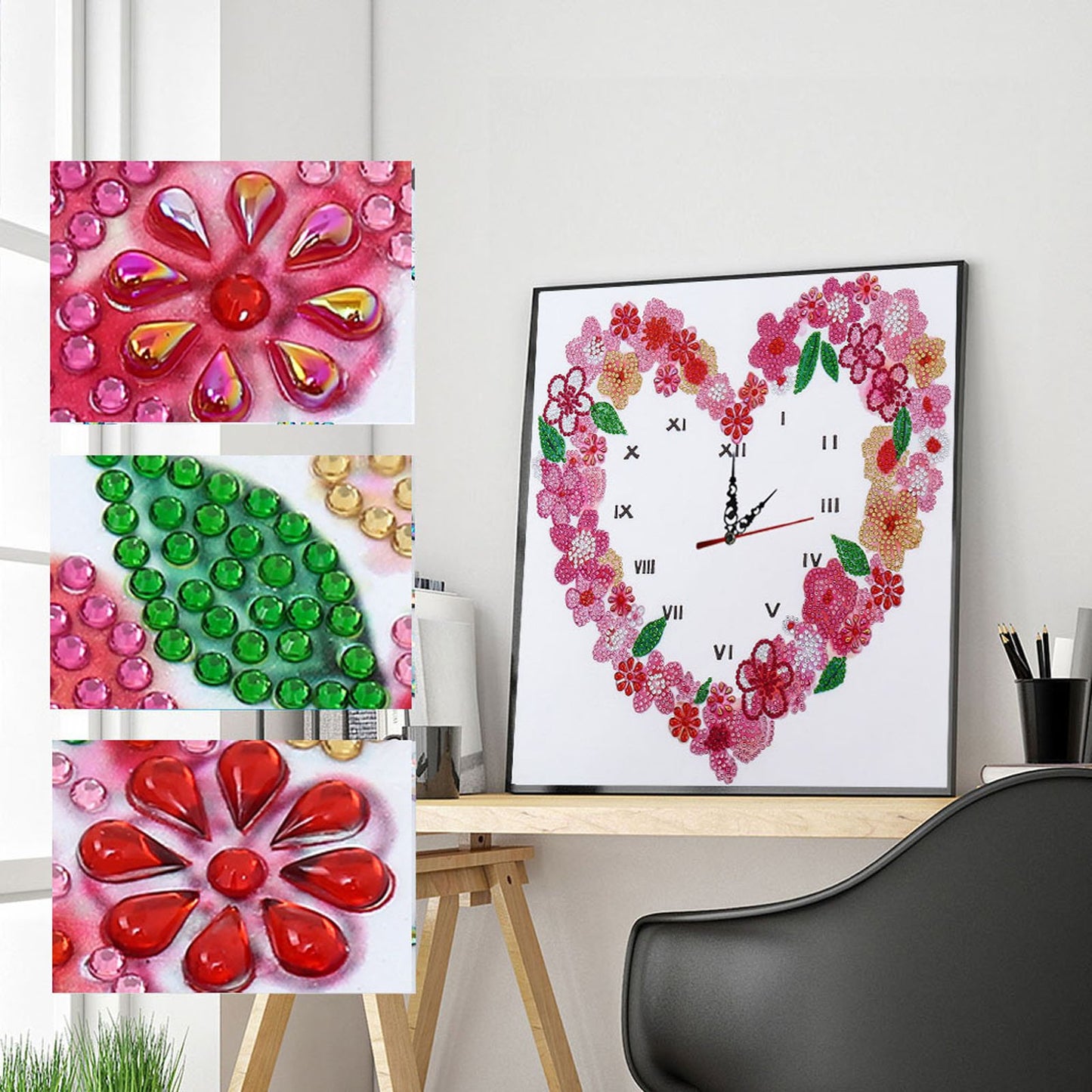 Love clock | Special Shaped Diamond Painting Kits