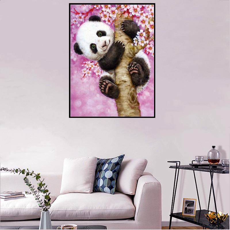 Panda | Kits complets de peinture au diamant rond