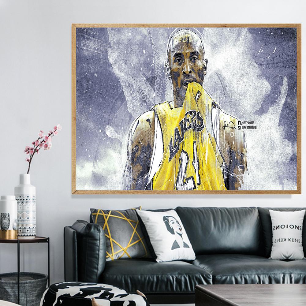 Diamantmalerei | Volle Runde | Kobe Bryant