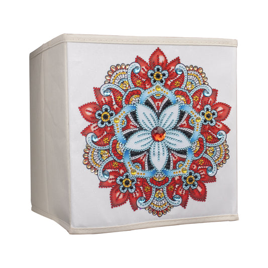 DIY Special Shaped Diamond Painting Mandala flower Cloth Home Storage Box