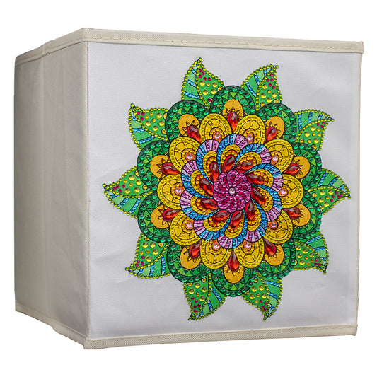 DIY Special Shaped Diamond Painting Mandala flower Cloth Home Storage Box