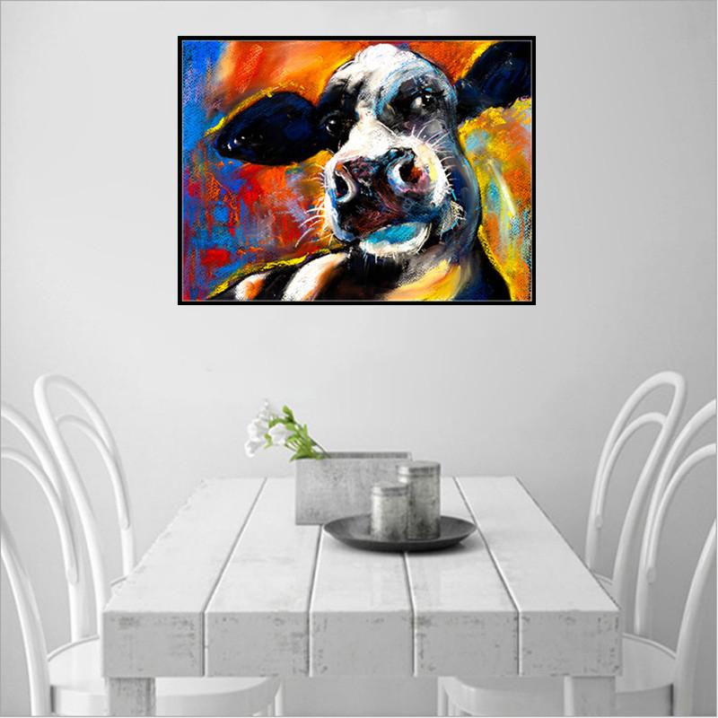 Cattle | Full Round Diamond Painting Kitscock