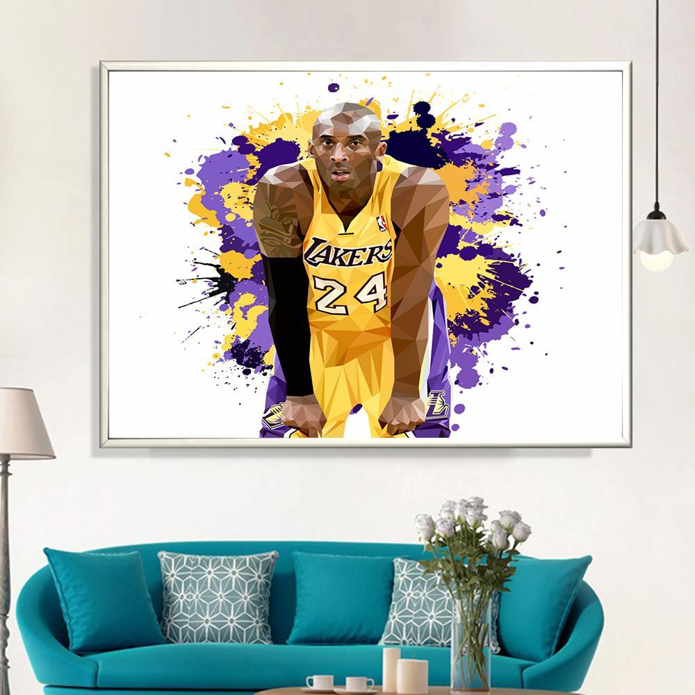 Diamantmalerei | Volle Runde | Kobe Bryant 