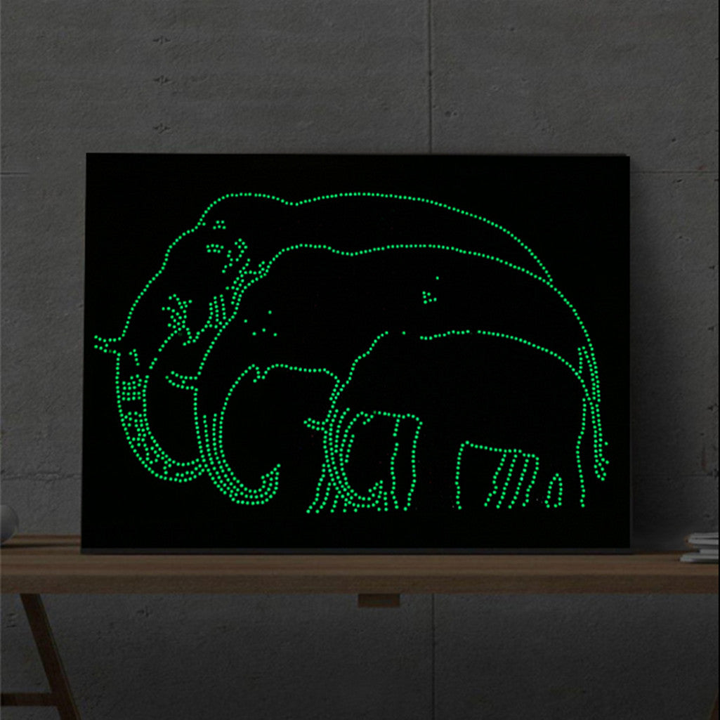 Elephant | Luminous Diamond Painting Kits