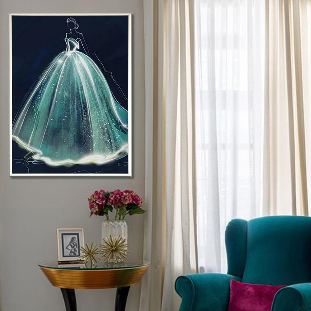 Wedding Gown   | Full Round Diamond Painting Kits