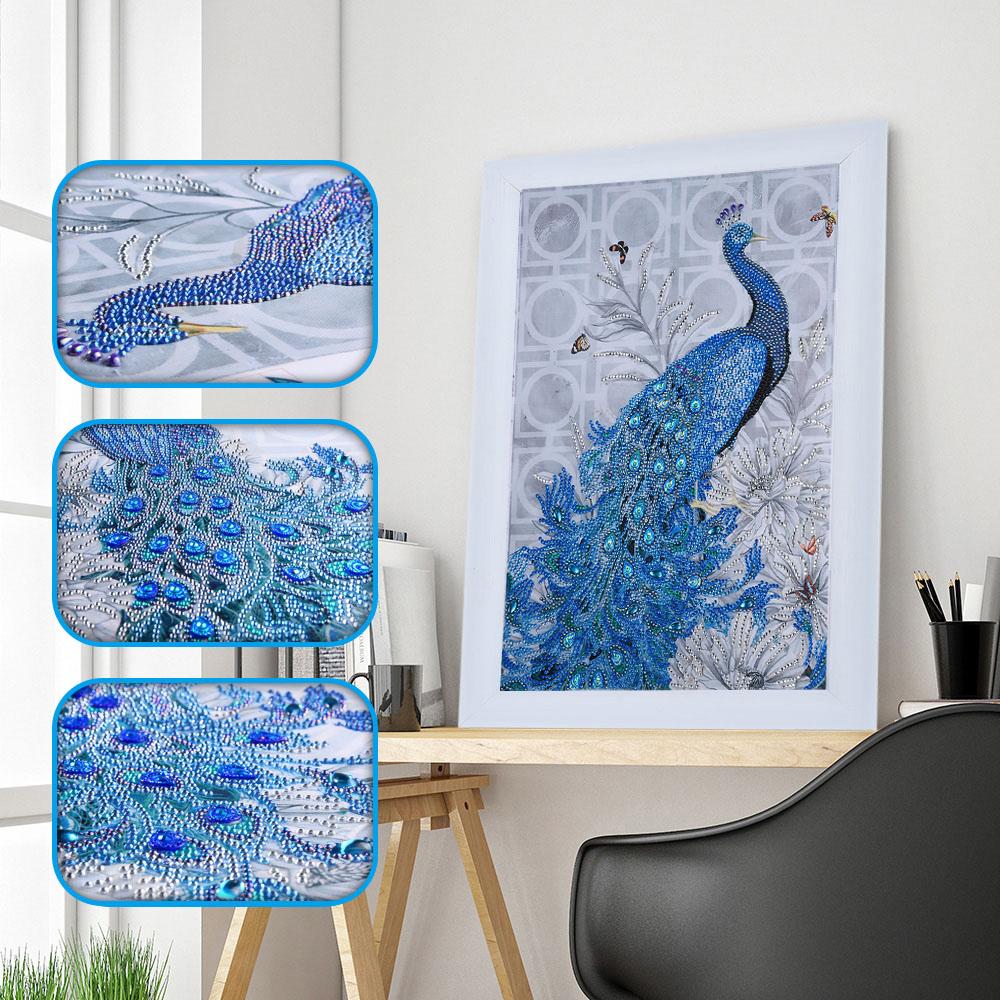 peacock | Special Shaped Diamond Painting Kits