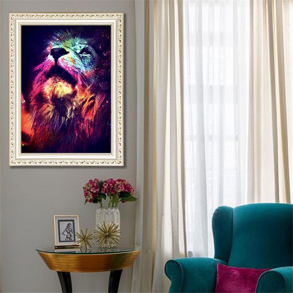 Colorful Lion | Full Square Diamond Painting Kits