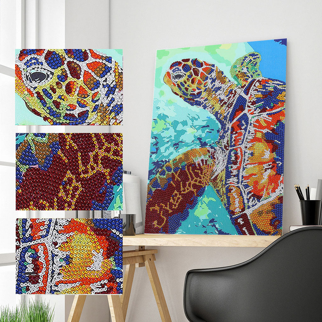 Sea turtle | Special Shaped Diamond Painting Kits