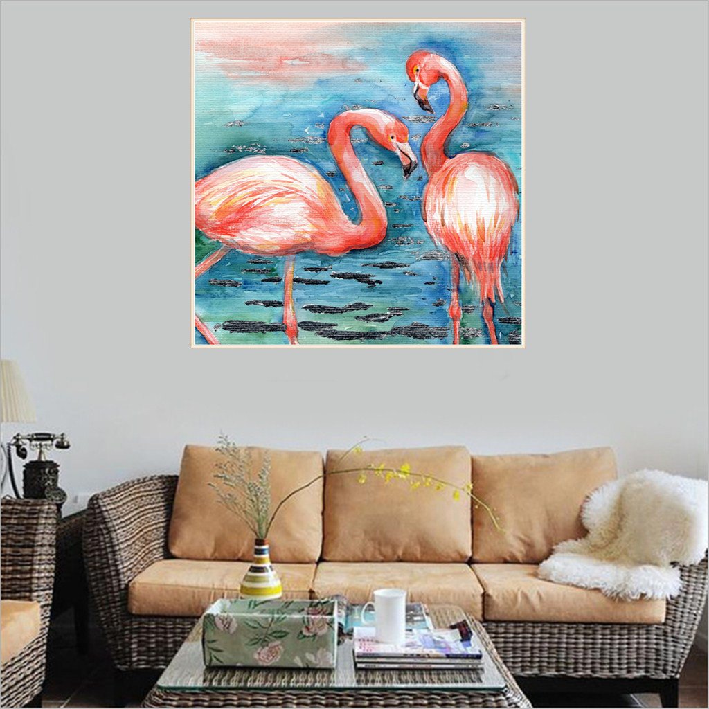 Flamingo | Full Round Diamond Painting Kits