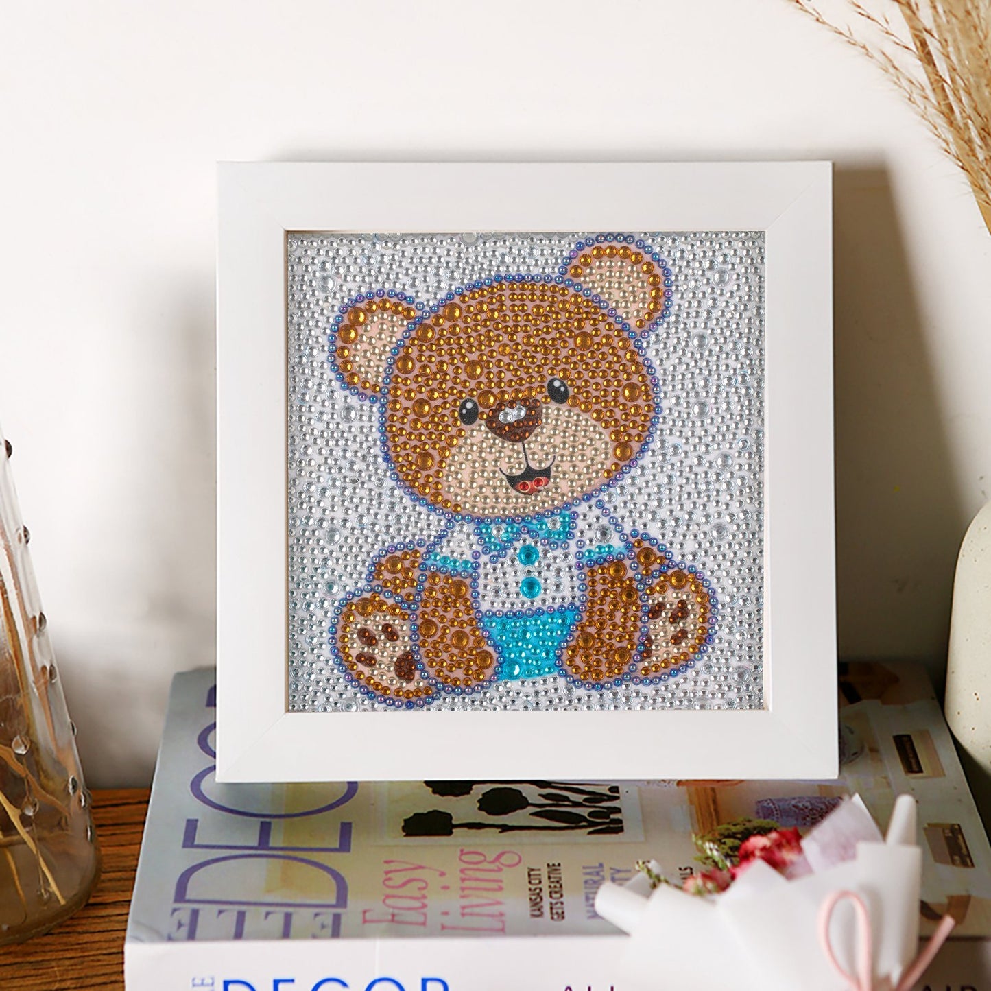 Children's Series-| Bear | Crystal Rhinestone Full Diamond Painted-(Frameless)