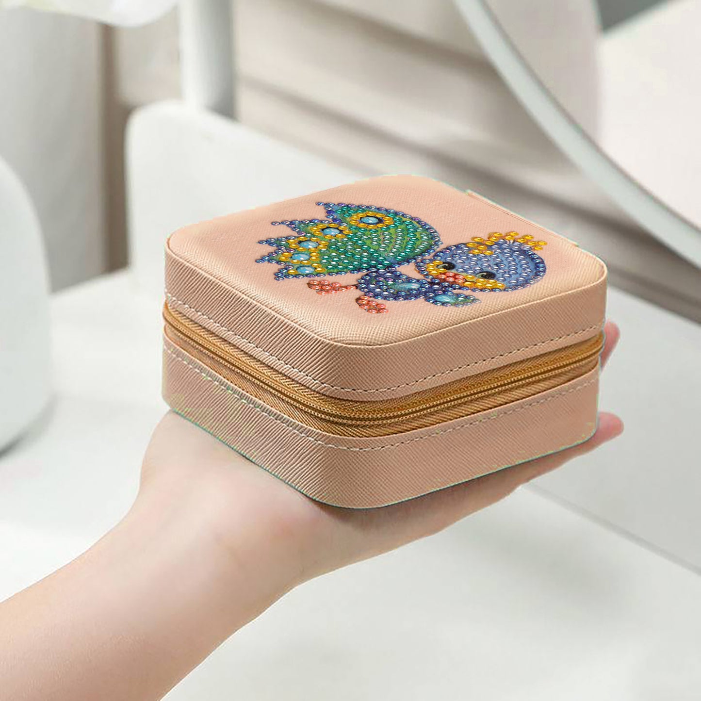 DIY Diamond Painting Jewelry Box-Ducks