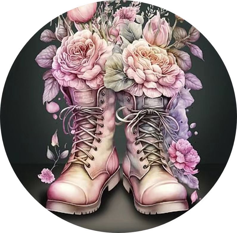 8 pcs set DIY Special Shaped Diamond Painting Coaster  | boots（no holder）