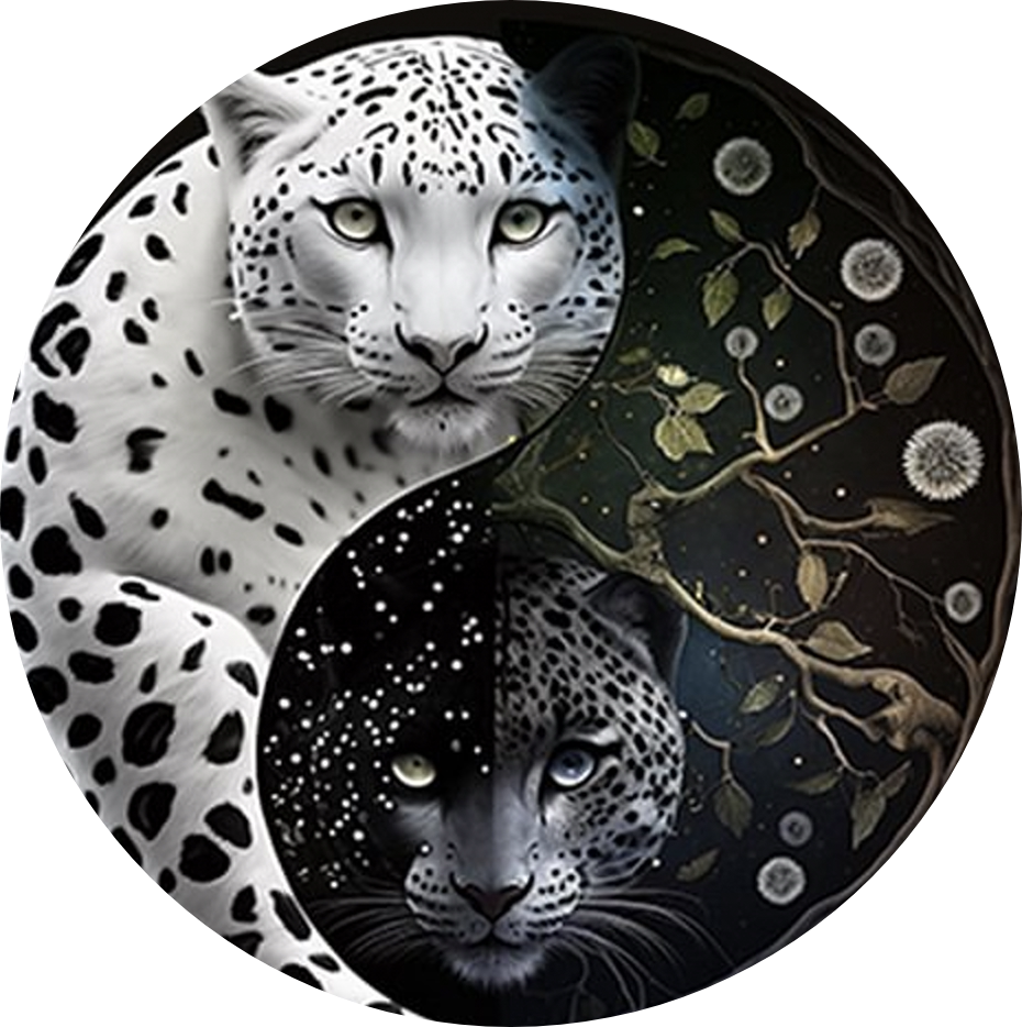 8 pcs set DIY Special Shaped Diamond Painting Coaster  | leopard（no holder）