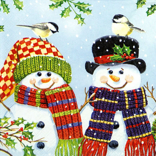 Scarf snowman | Full Round Diamond Painting Kits