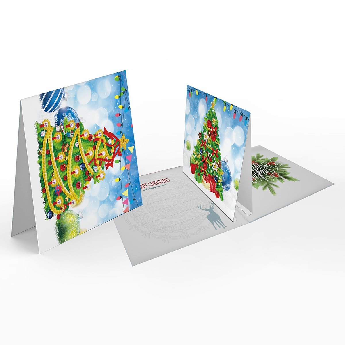 5D DIY Diamond Painting Greeting Card Special Shaped Birthday Xmas Gift