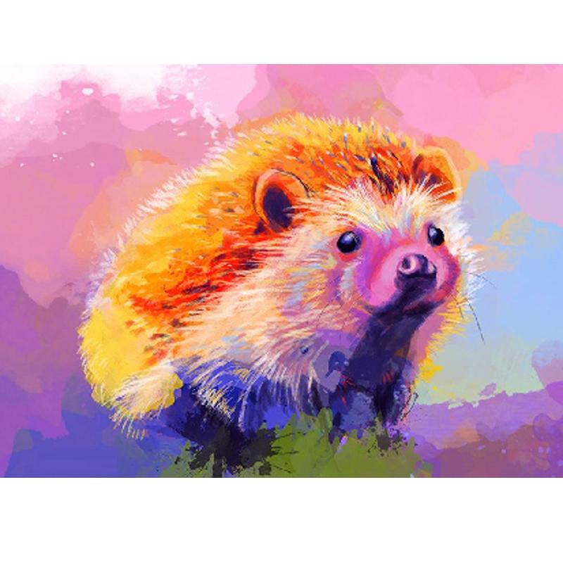 Hedgehog  | Full Round Diamond Painting Kits