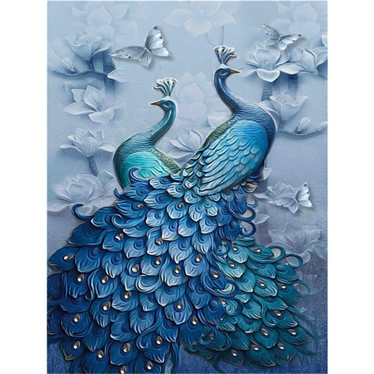 Peacock  | Full Square Diamond Painting Kits