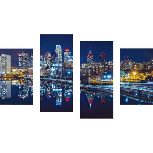 City night view  | Full Round Diamond Painting Kits