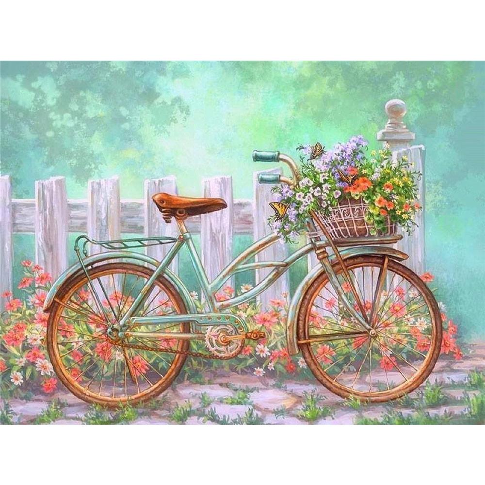 The Bicycle  | Full Round Diamond Painting Kits