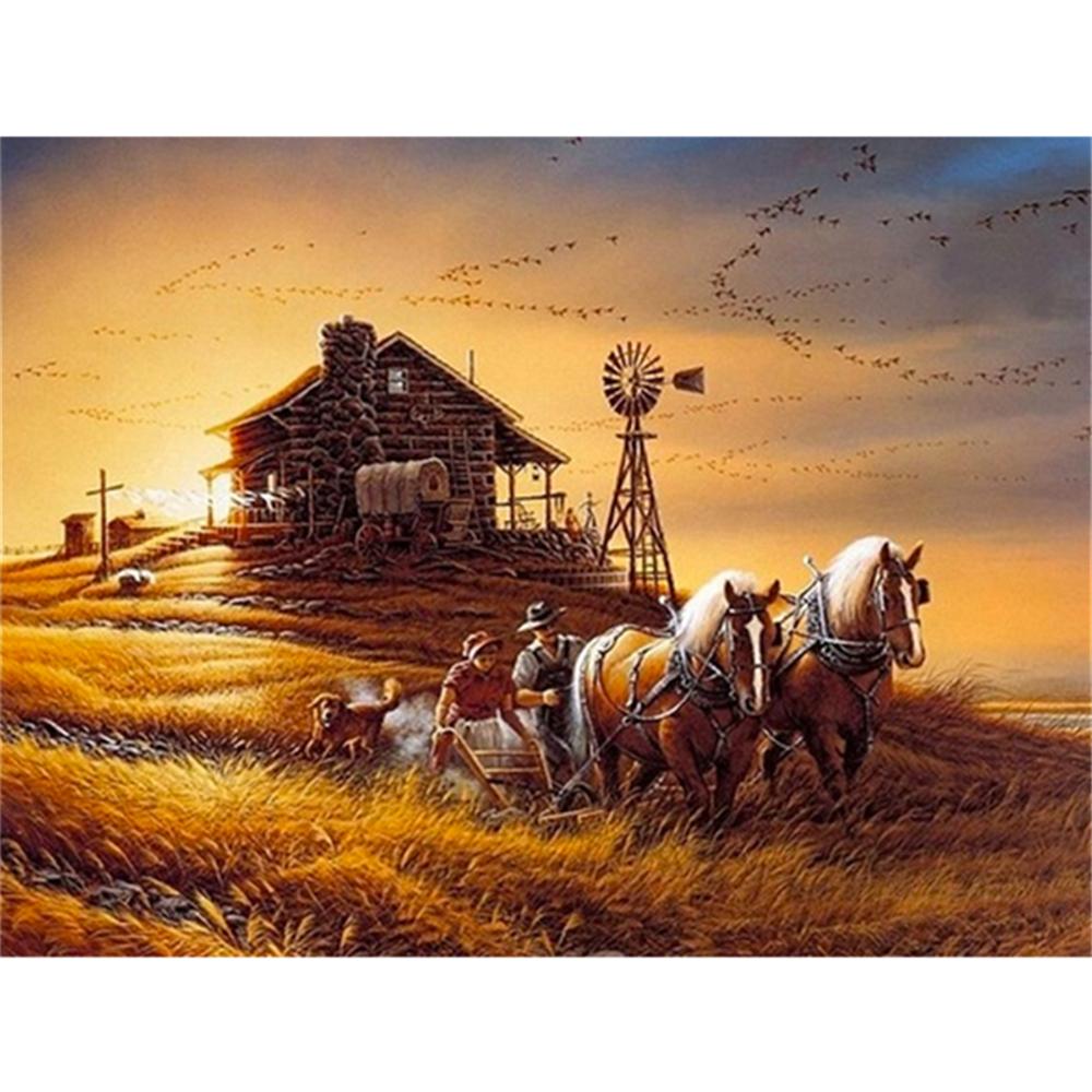 Uncle Tom's Cabin  | Full Round Diamond Painting Kits
