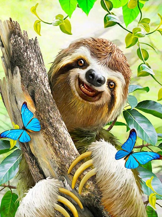 Cute Sloth  | Full Square Diamond Painting Kits