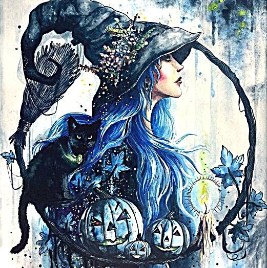 Witch | Full Round Diamond Painting Kits