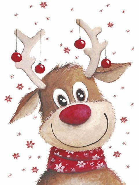 Reindeer | Full Round Diamond Painting Kits