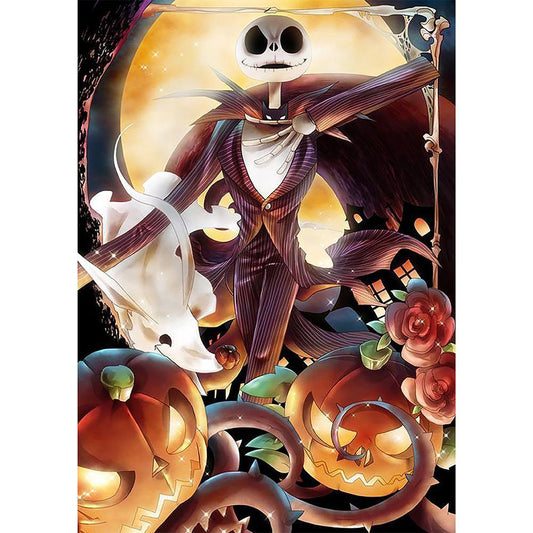 Ville d'Halloween | Kits complets de peinture au diamant rond