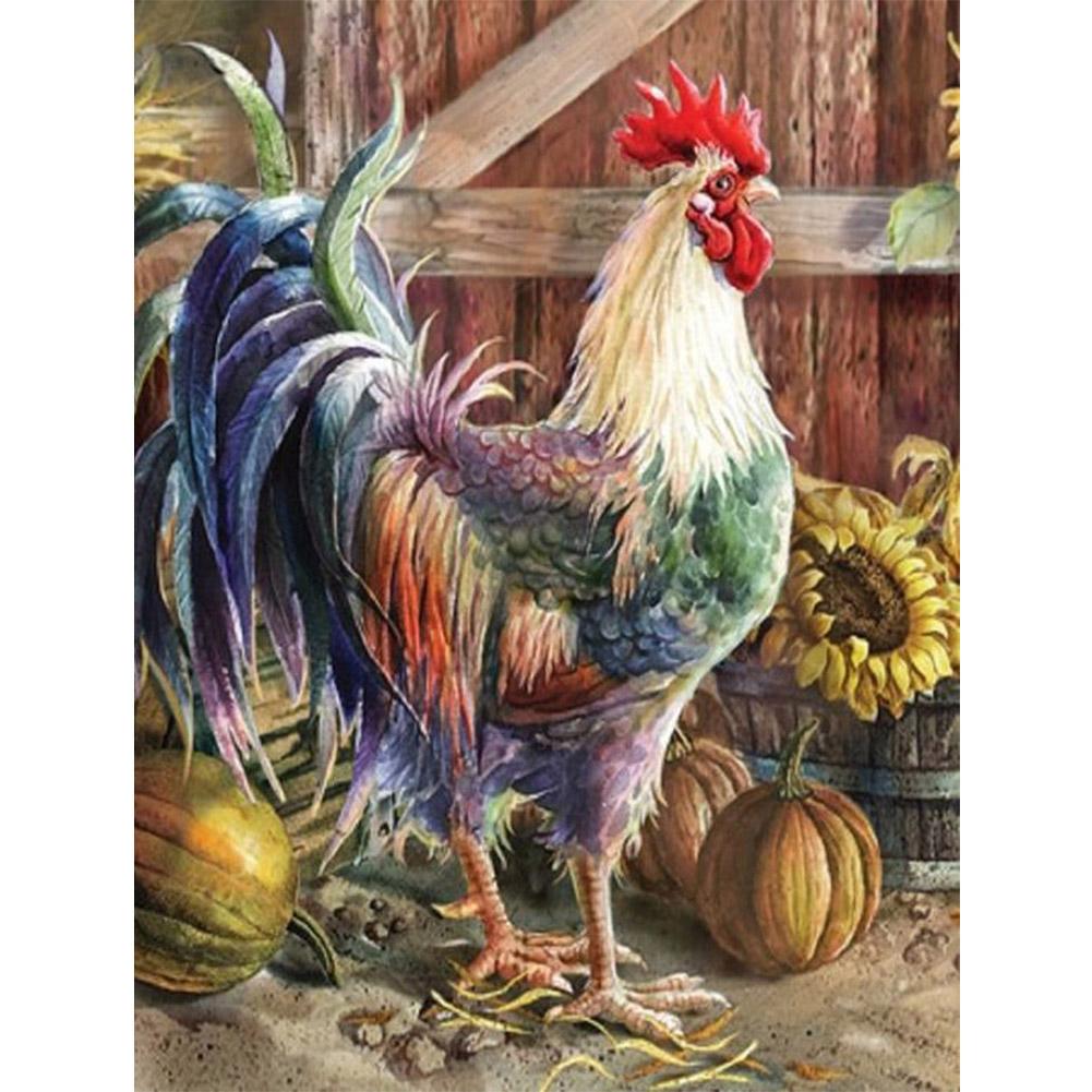 Color Cock  | Full Round Diamond Painting Kits