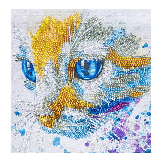 Katze | Speziell geformt | Crystal Strass Diamond Painting Kits