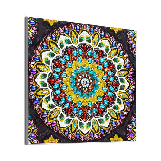 Mandala Flowers | Special Shaped | Crystal Rhinestone Diamond Painting Kits