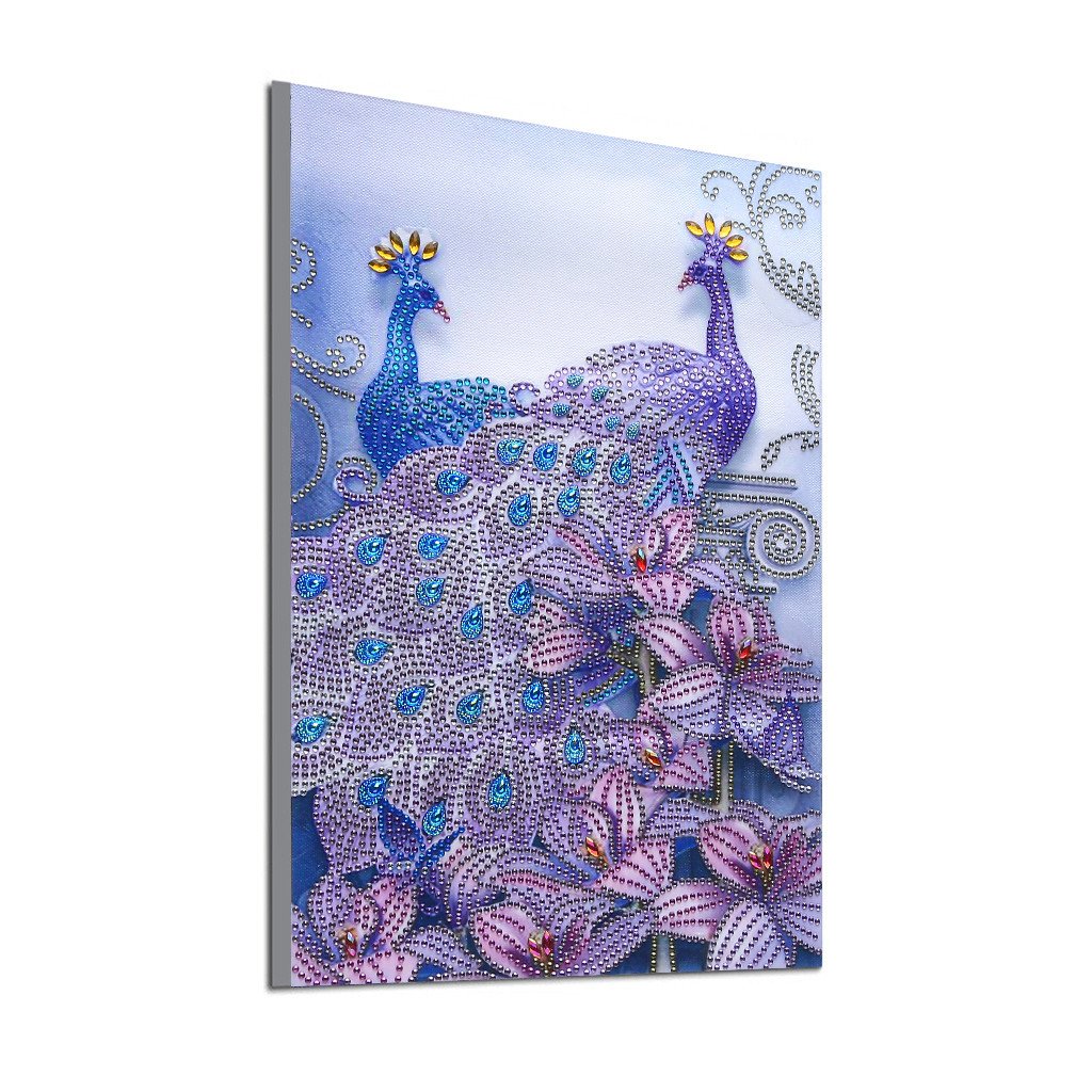 Pfau | Speziell geformt | Crystal Strass Diamond Painting Kits 