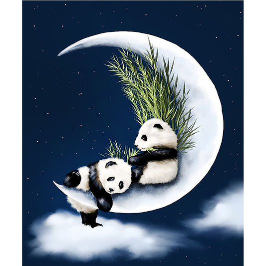 Panda | Kits complets de peinture au diamant rond