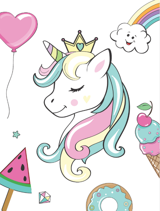 Unicorn | Full Round Diamond Painting Kits