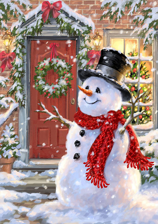 Snowman | Full Round Diamond Painting Kits