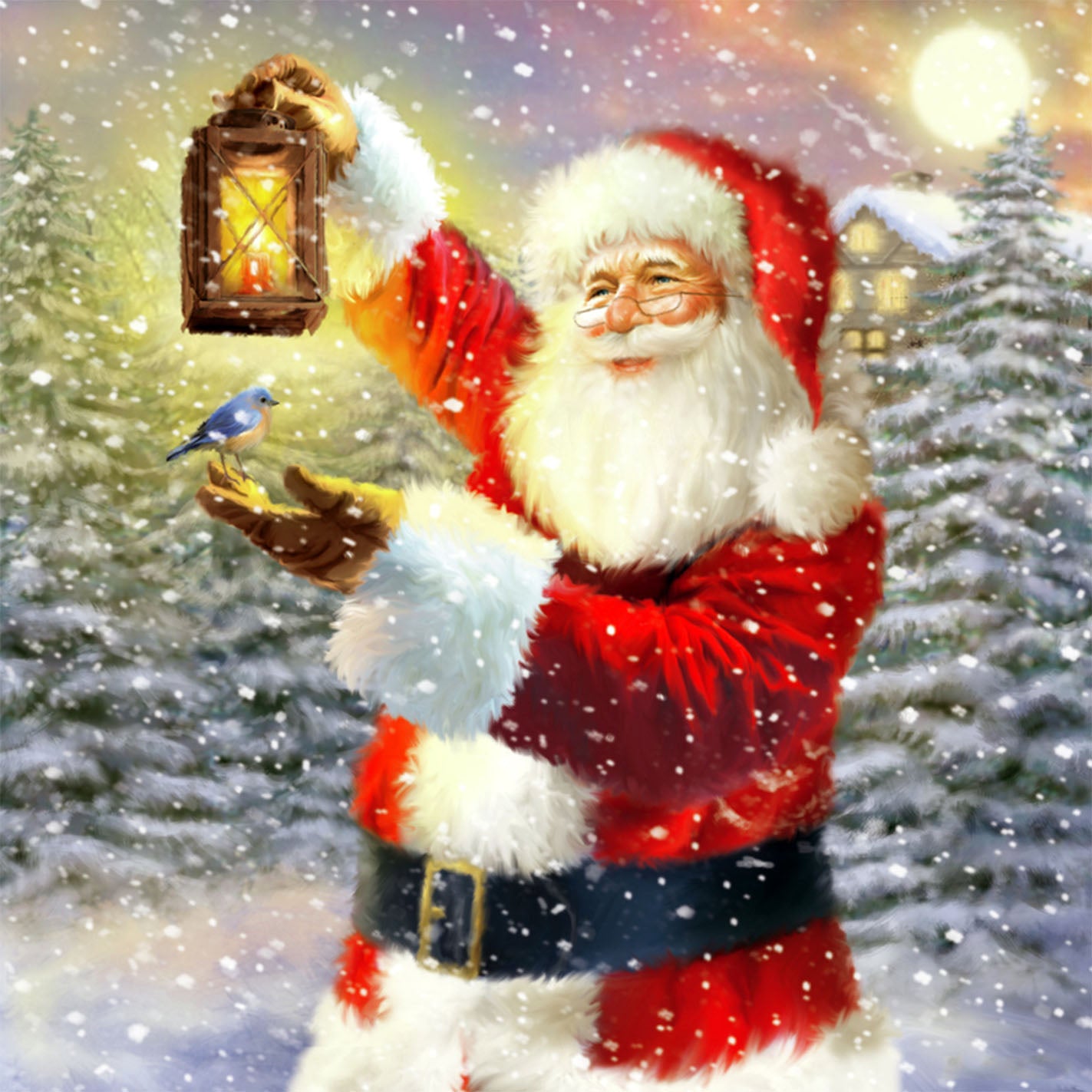 Santa Claus | Full Round Diamond Painting Kits