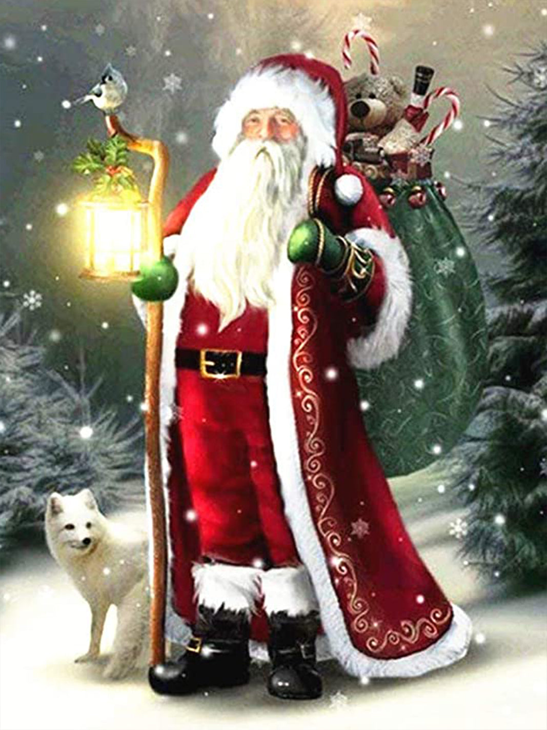 Santa Claus | Full Round Diamond Painting Kits