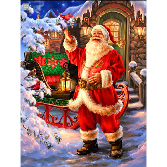 Santa Claus | Full Round Diamond Painting Kits