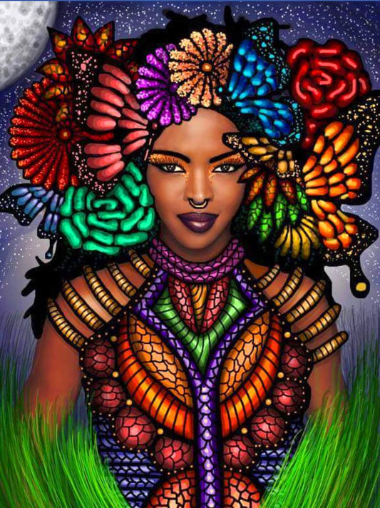 African Women  | Full Round Diamond Painting Kits