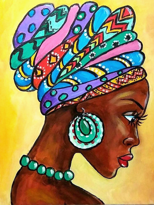 African Women  | Full Round Diamond Painting Kits