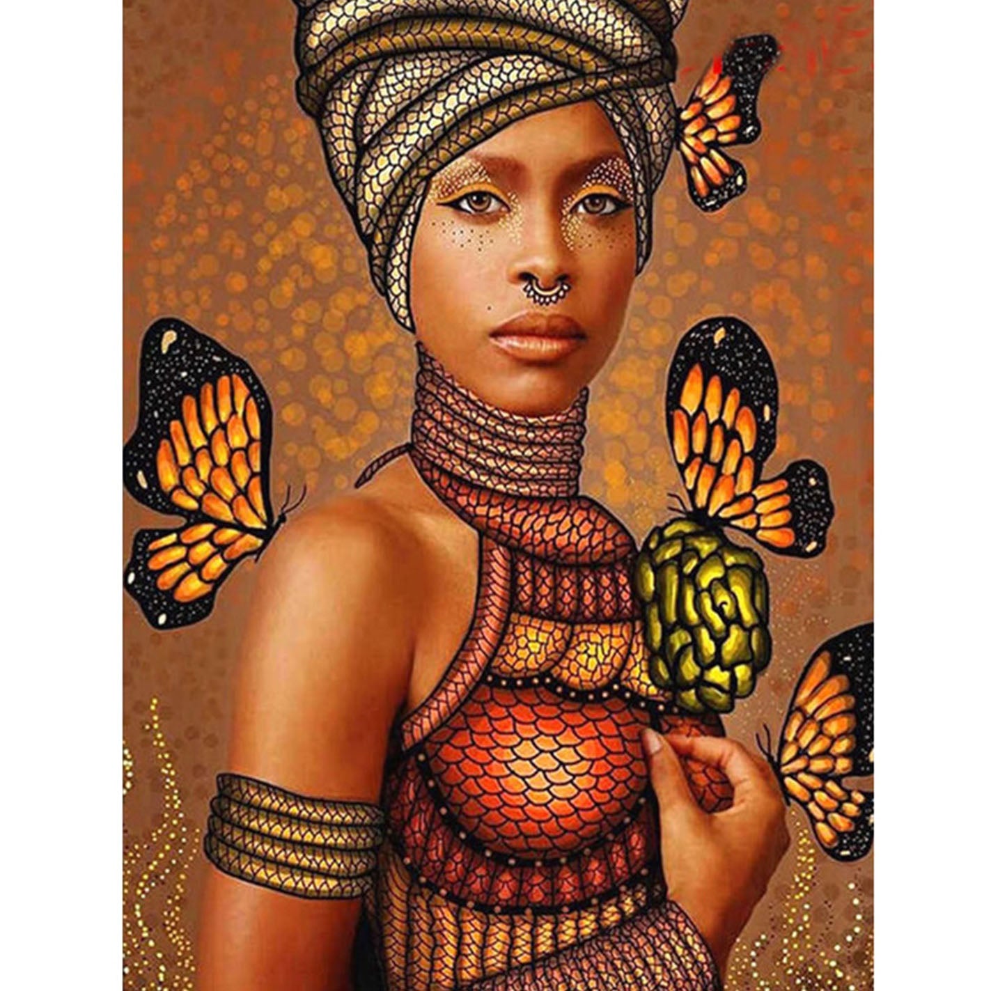 African Women  | Full Round Diamond Painting Kits