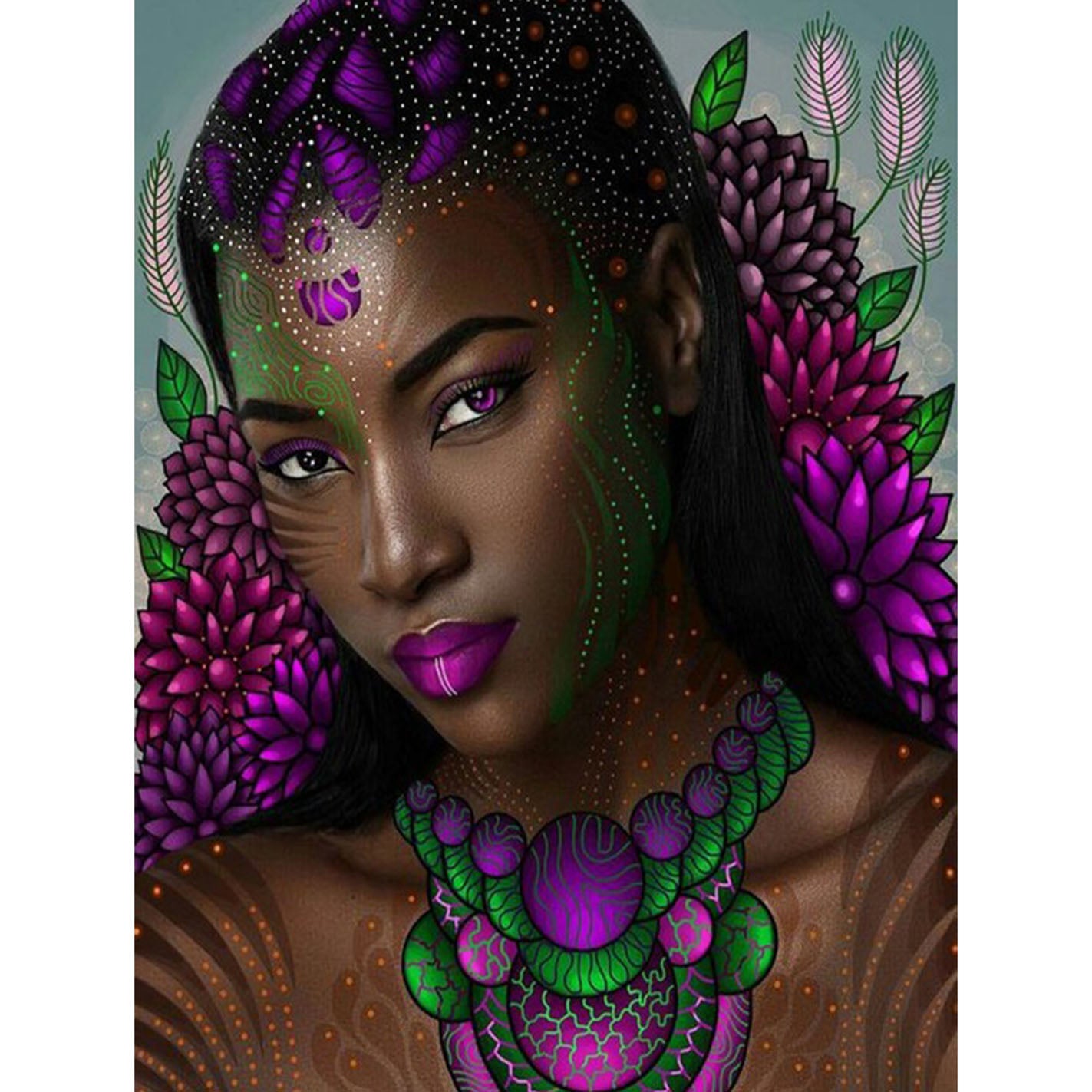 African Women  | Full Round Diamond Painting Kits