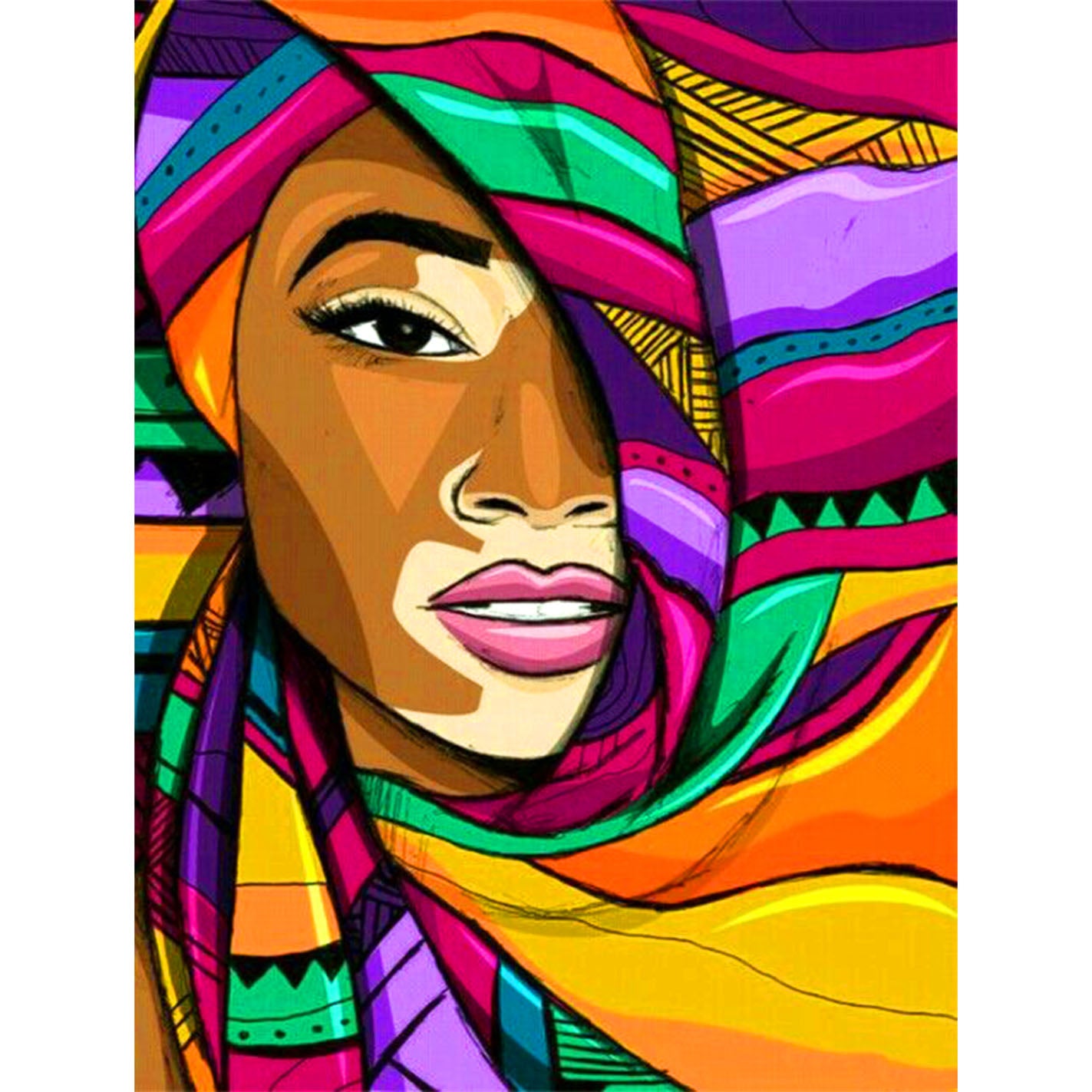 African Women | Full Round Diamond Painting Kits