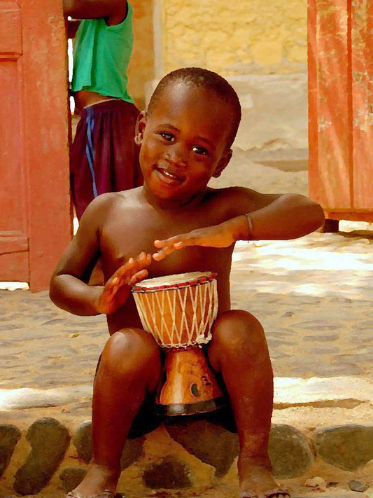 African Child | Full Round Diamond Painting Kits