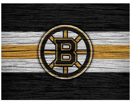 Bruins de Boston Svg | Kits complets de peinture au diamant rond 