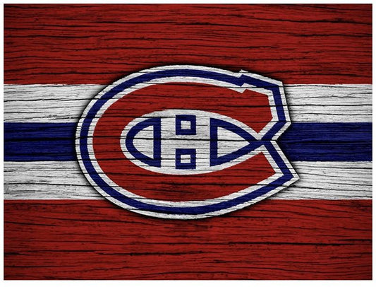 Drapeau des Canadiens de Montréal | Kits complets de peinture au diamant rond