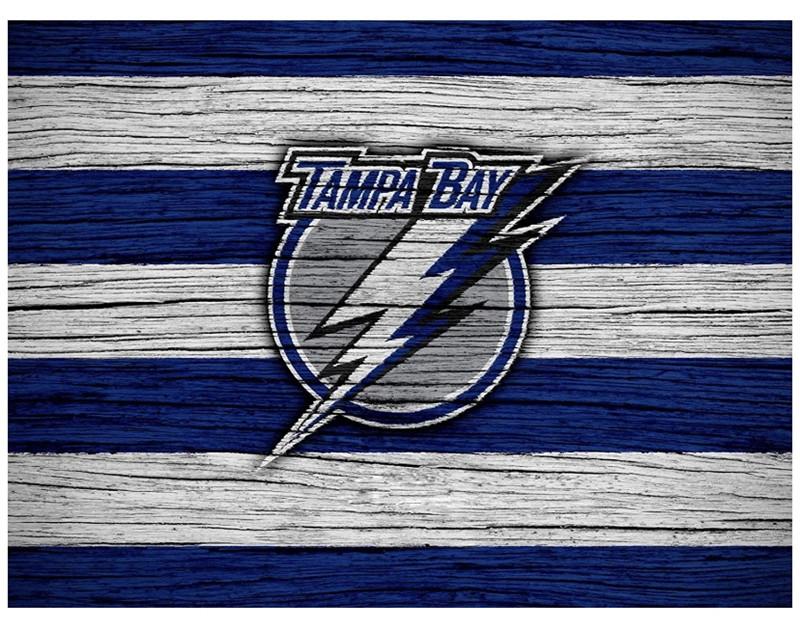 Tampa Bay Lightning Flag | Full Round Diamond Painting Kits