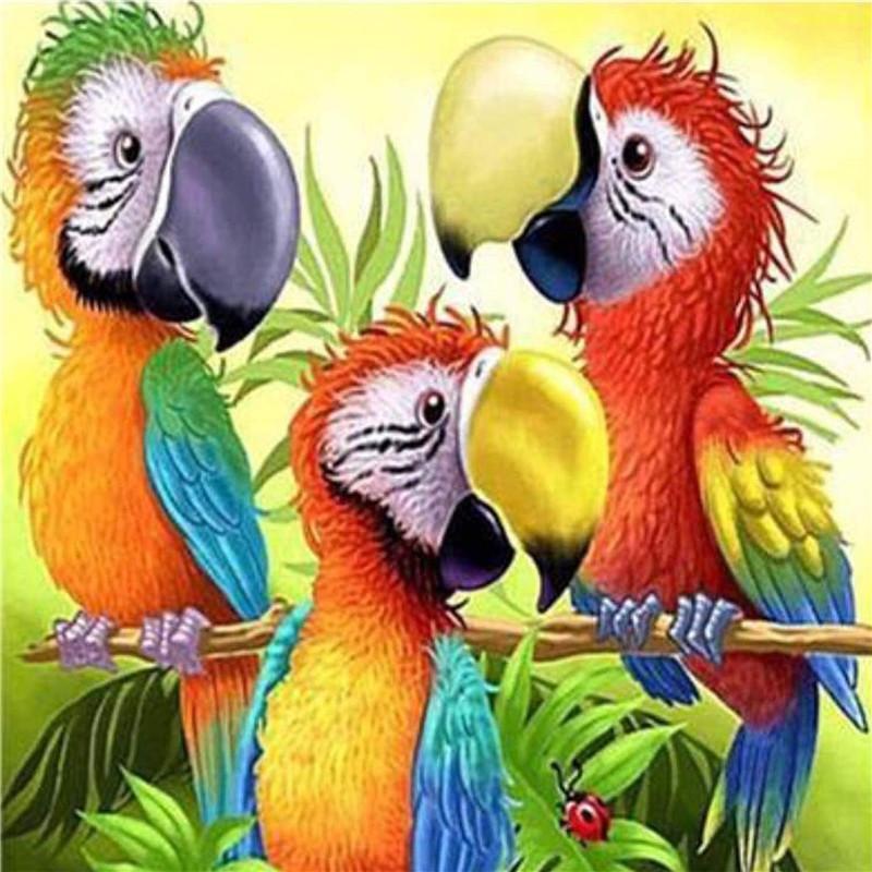 Macaw | Full Round Diamond Painting Kits