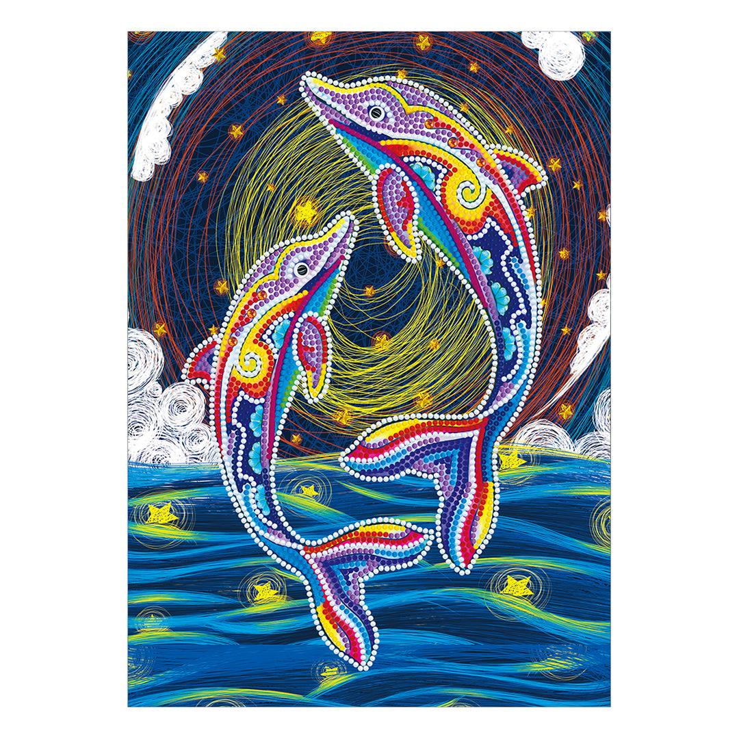 Dolphin | Luminous Diamond Painting Kits