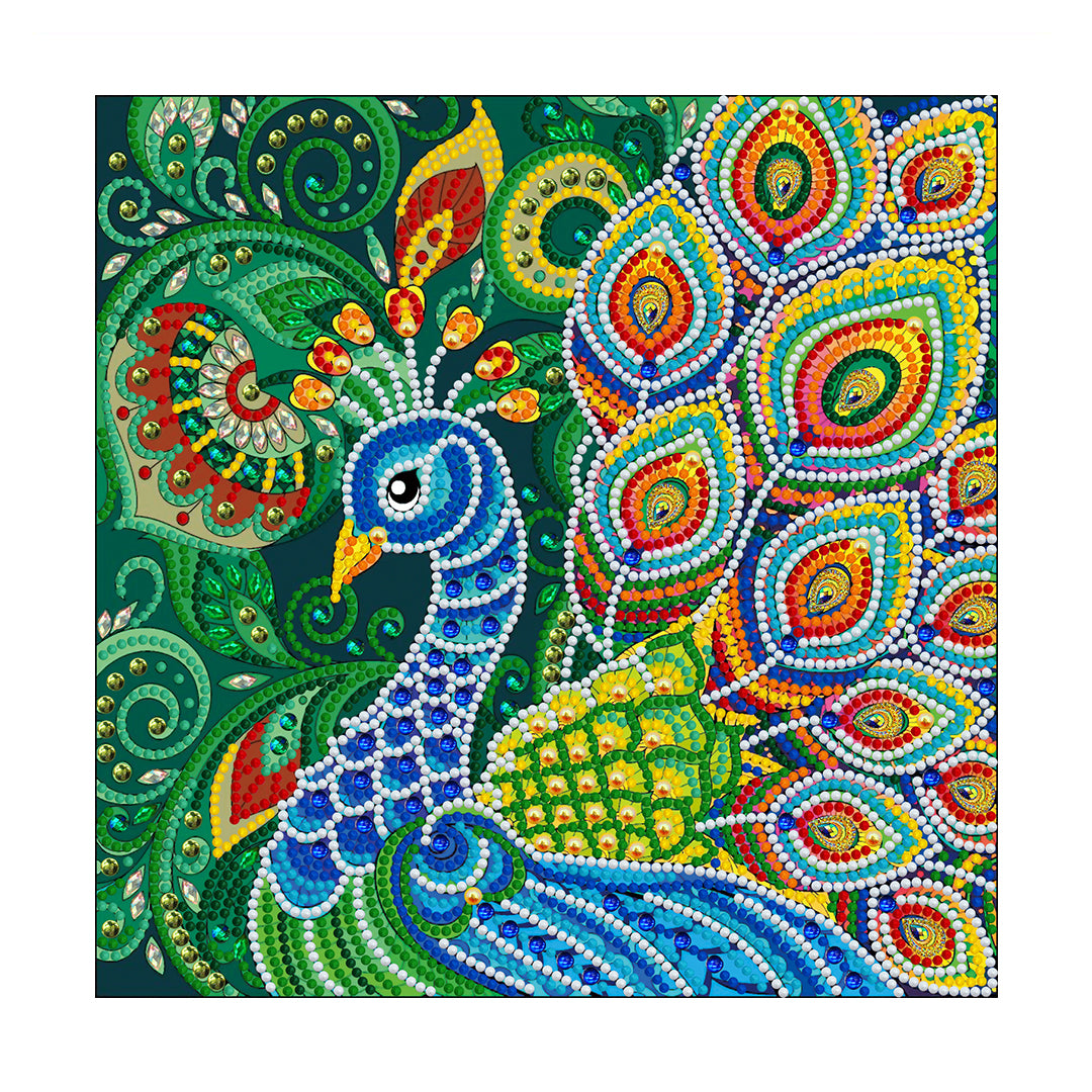 peacock | Luminous Diamond Painting Kits